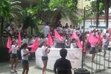 Marching Band of local students